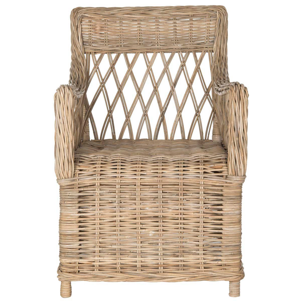 Safavieh Hinaku Rattan Arm Chair - Natural