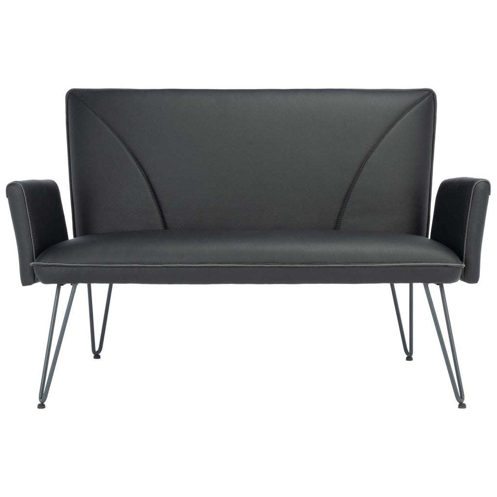 Safavieh Johannes Settee - Black