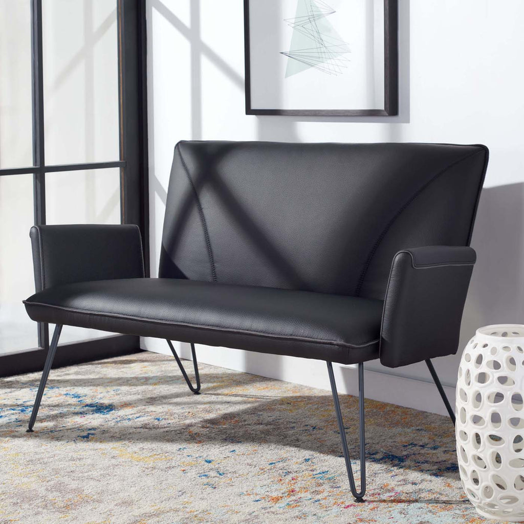 Safavieh Johannes Settee - Black