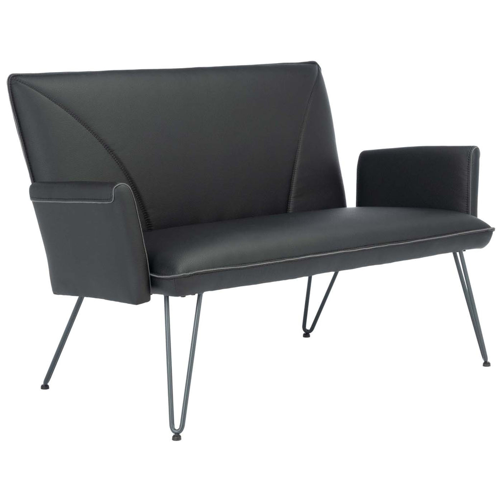 Safavieh Johannes Settee - Black