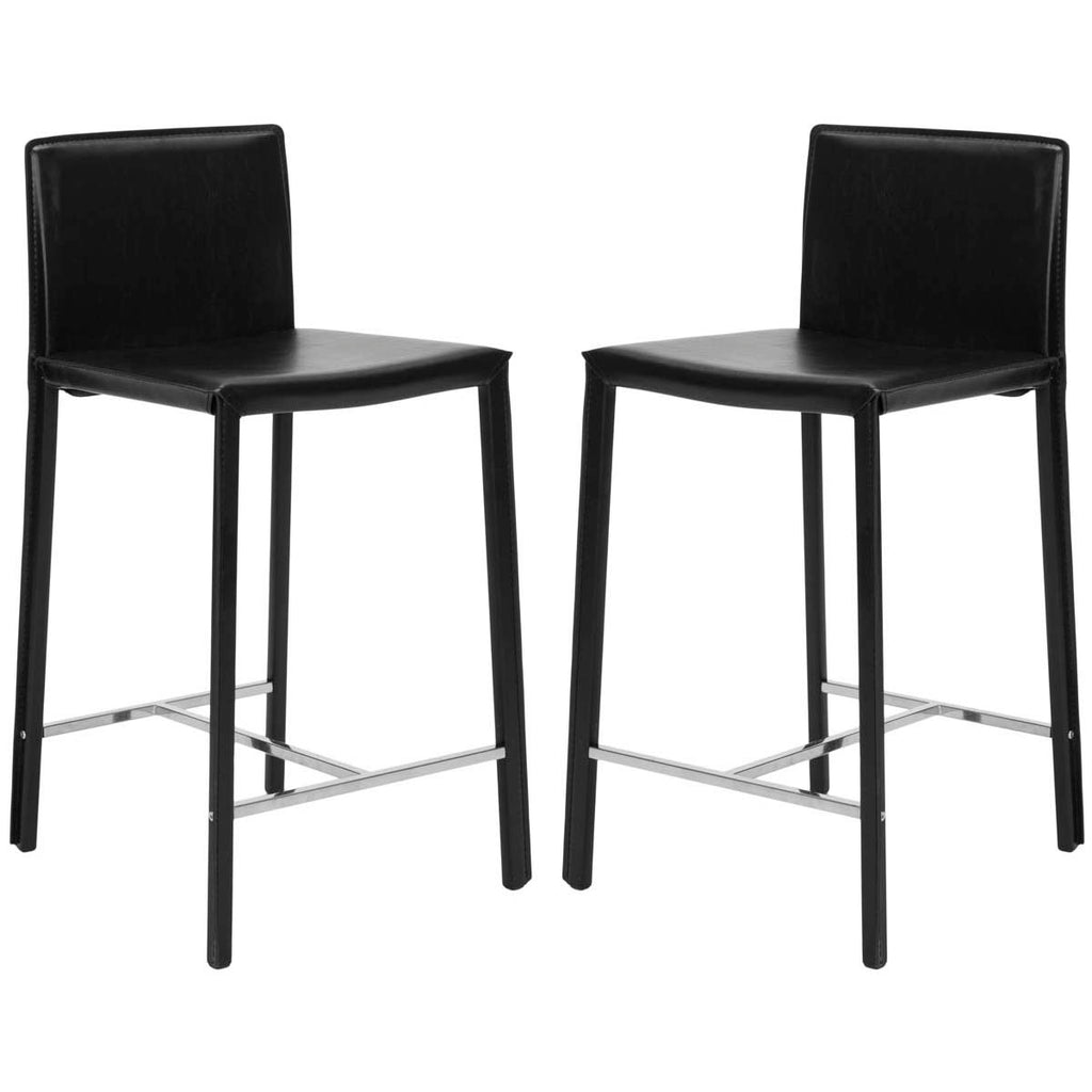 Safavieh Jason 24 Counter Stool - Black (Set of 2)