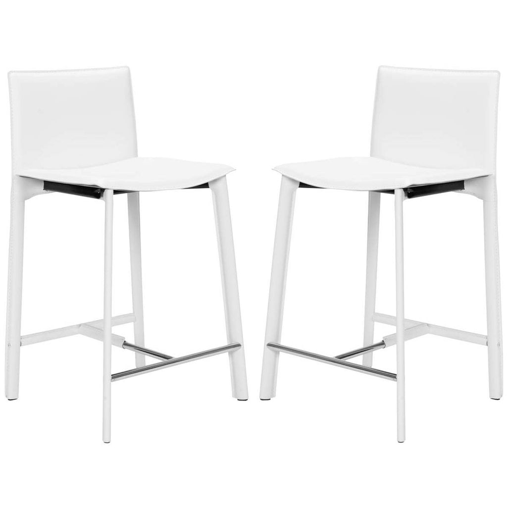 Safavieh Janet 24 Counter Stool - White (Set of 2)