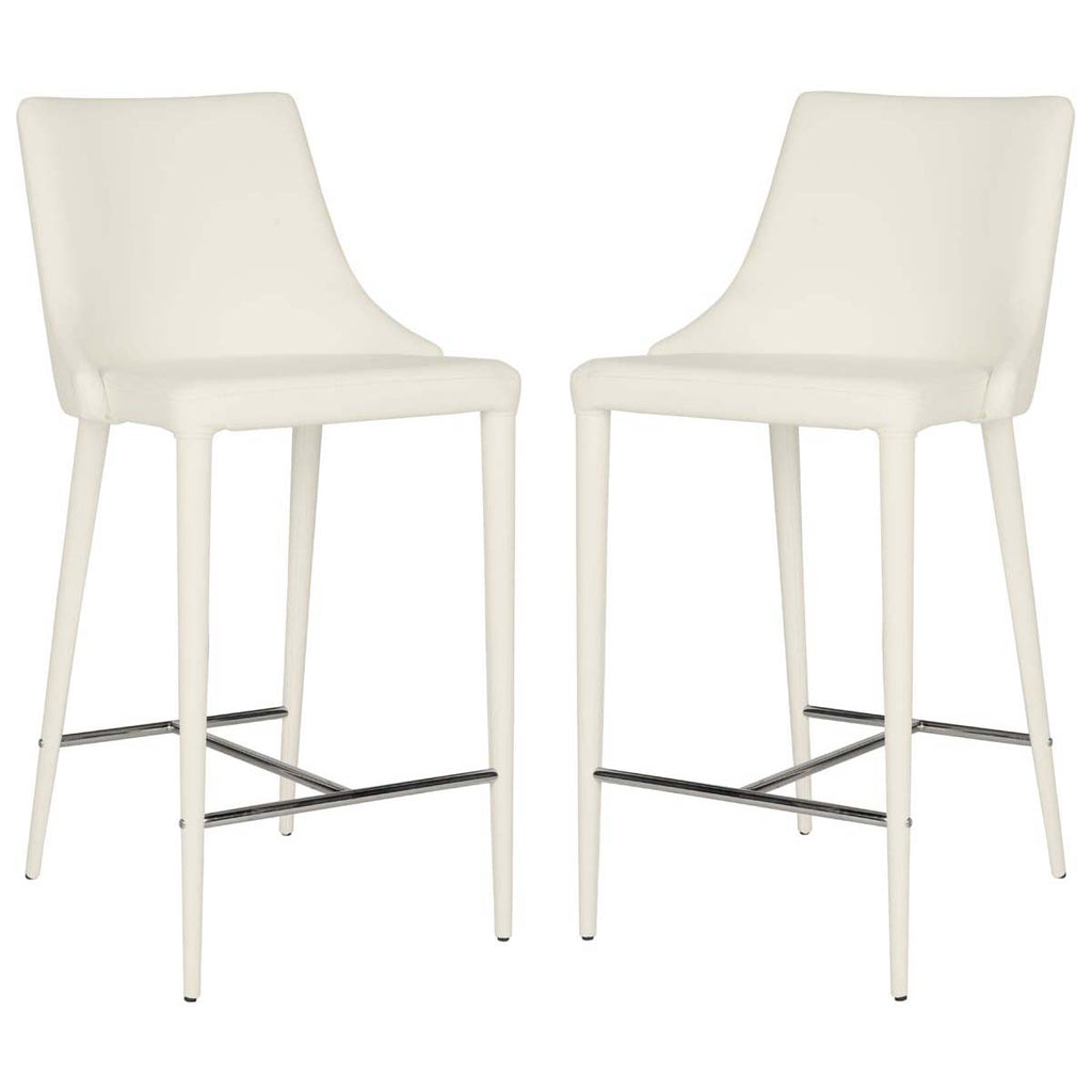 Safavieh Summerset Counter Stool - White (Set of 2)