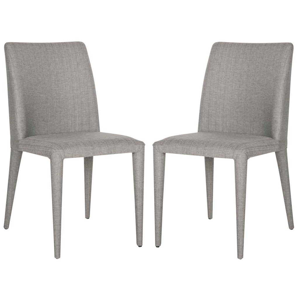 Safavieh Garretson 18'' Linen Side Chair-Grey Linen (Set of 2)