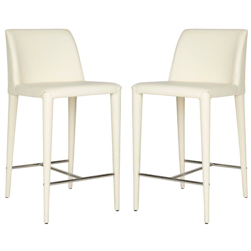 Safavieh Garretson Counter Stool - Butter Cream (Set of 2)