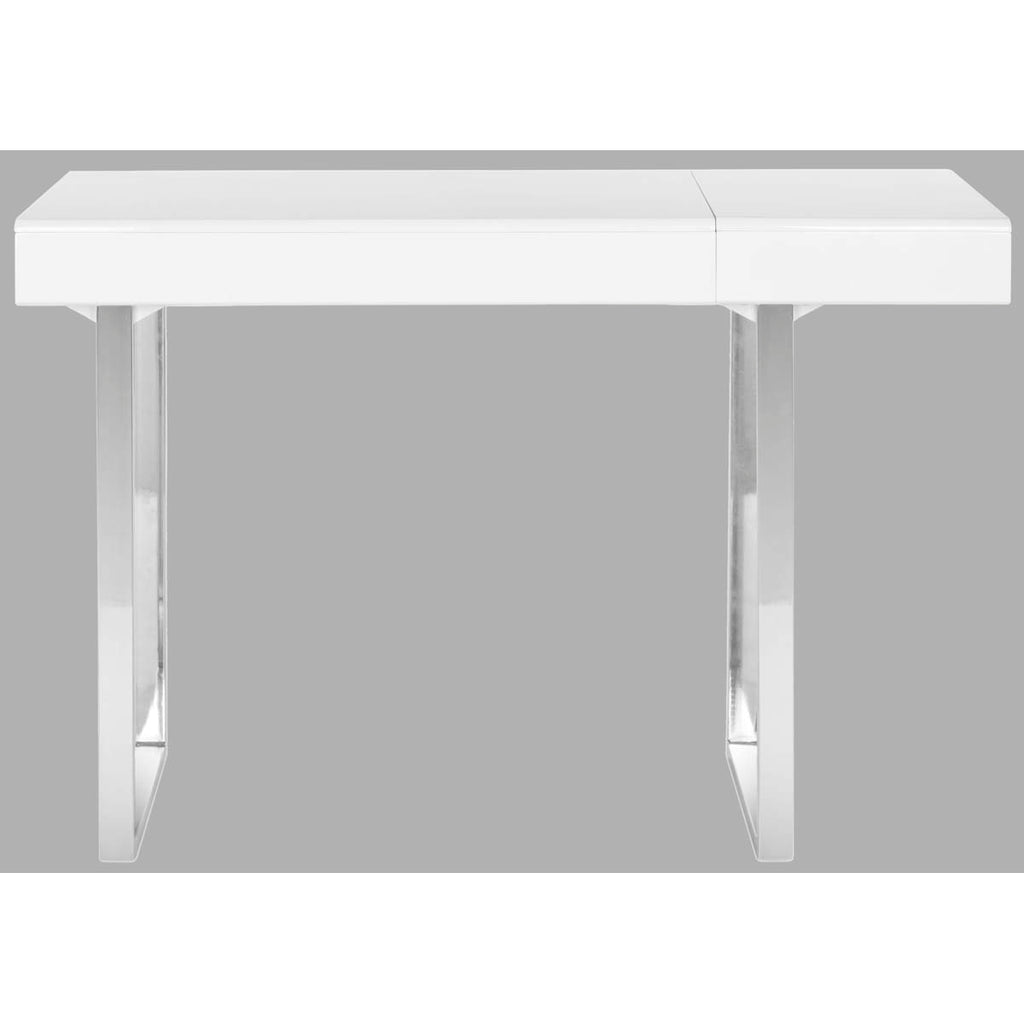 Safavieh Berkley Desk - White/Chrome