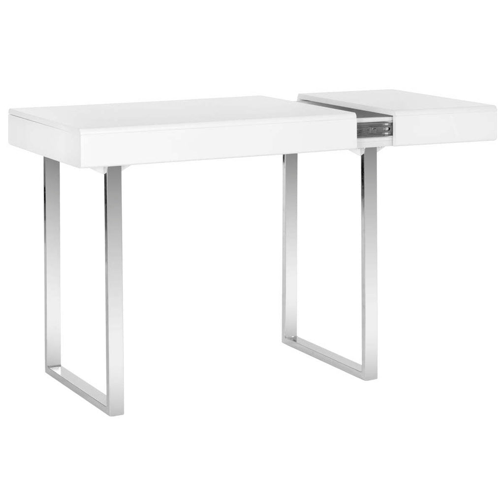 Safavieh Berkley Desk - White/Chrome