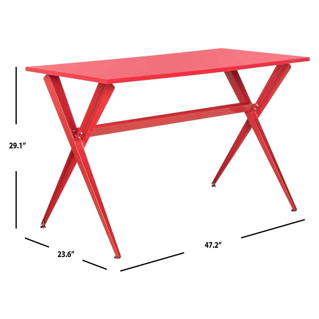 Safavieh Chapman Desk - Red