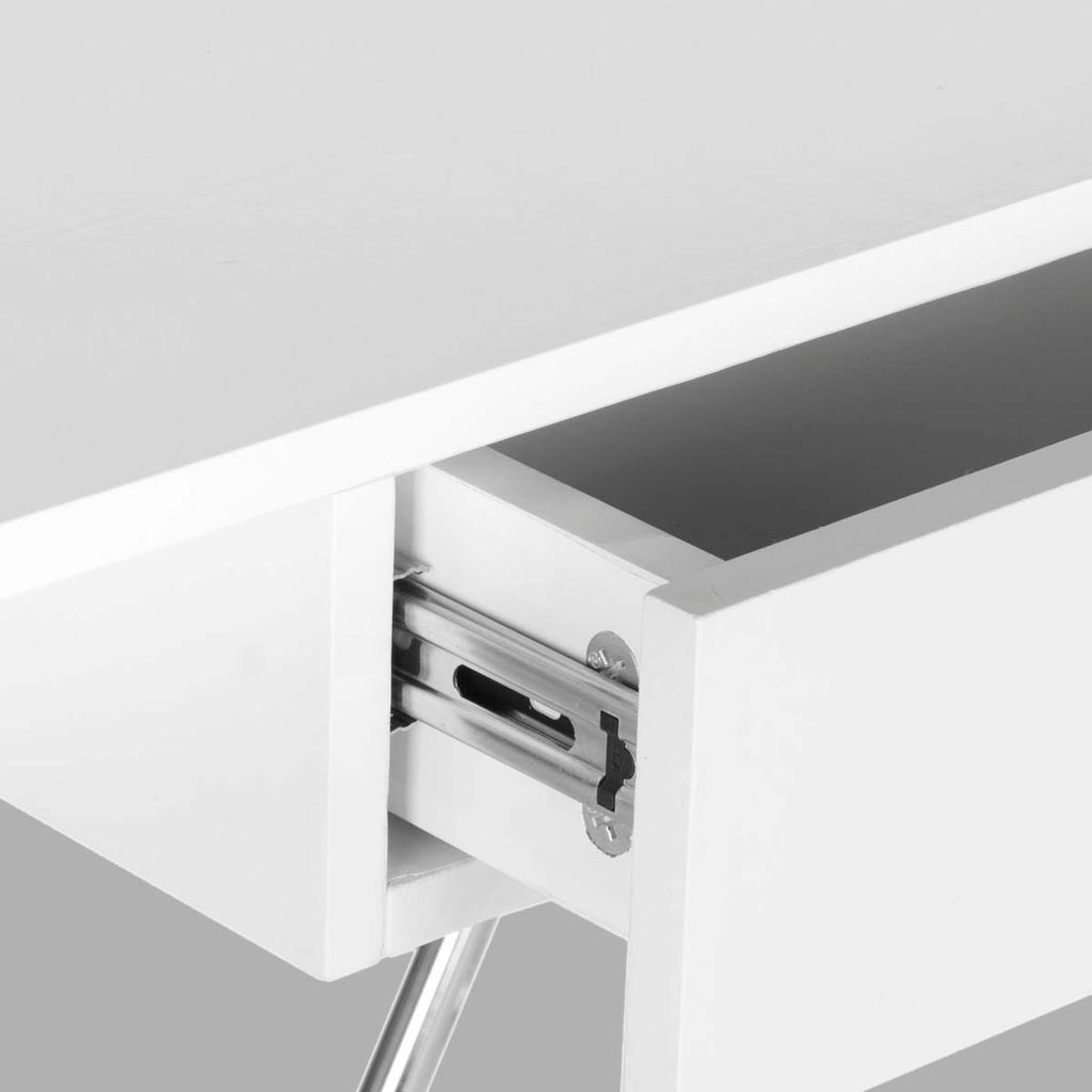 Safavieh Malloy Desk - White/Chrome