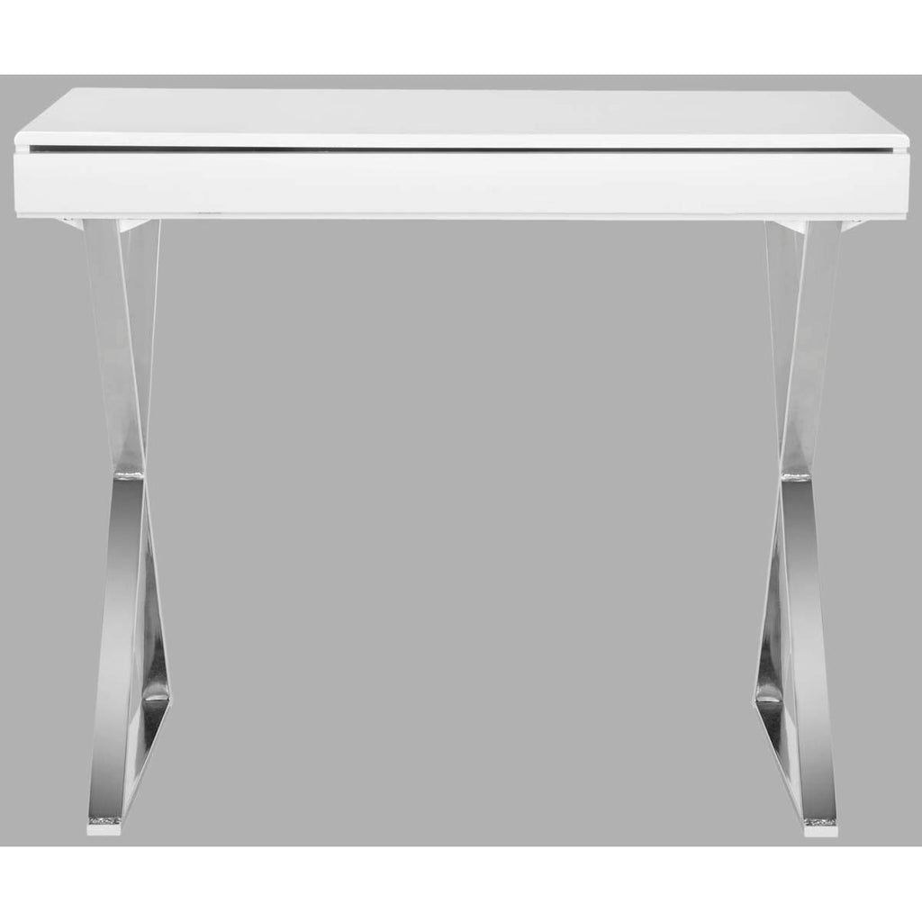 Safavieh Gordon Desk - White/Chrome