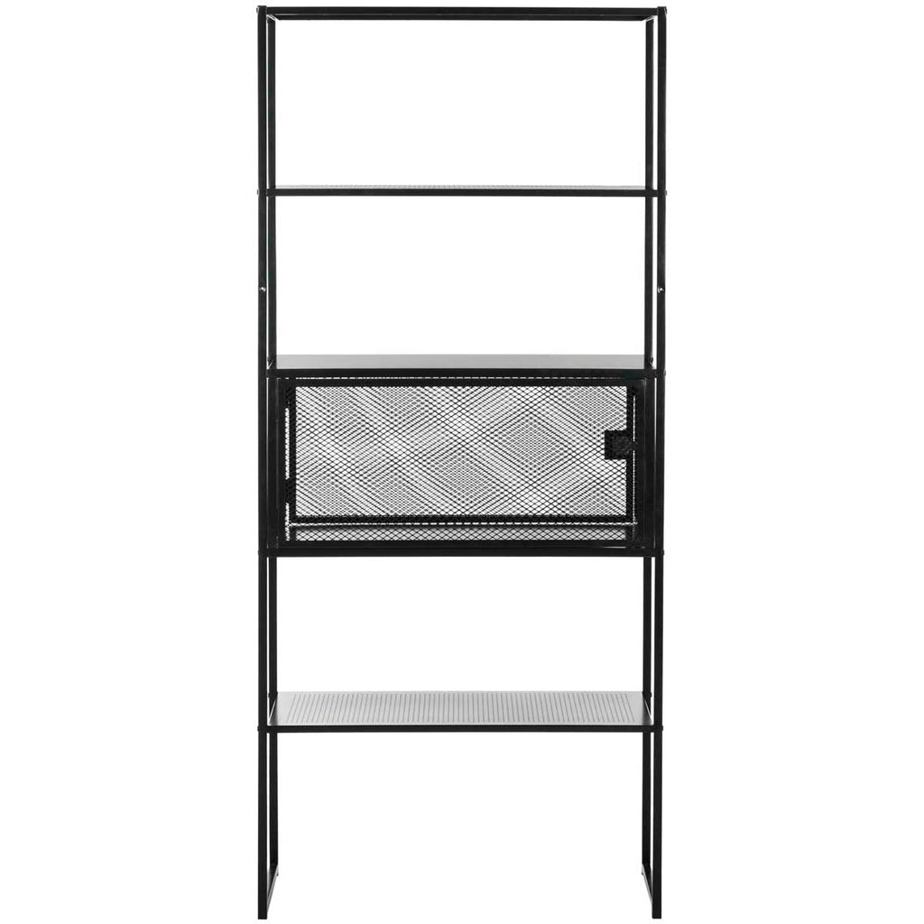 Safavieh Abay 31.5''W Storage Bookshelf - Black