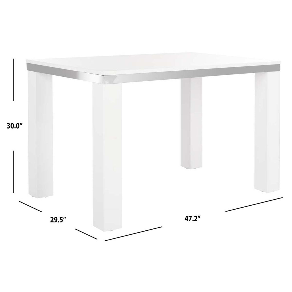 Safavieh Enos Modern Lacquer Desk - White