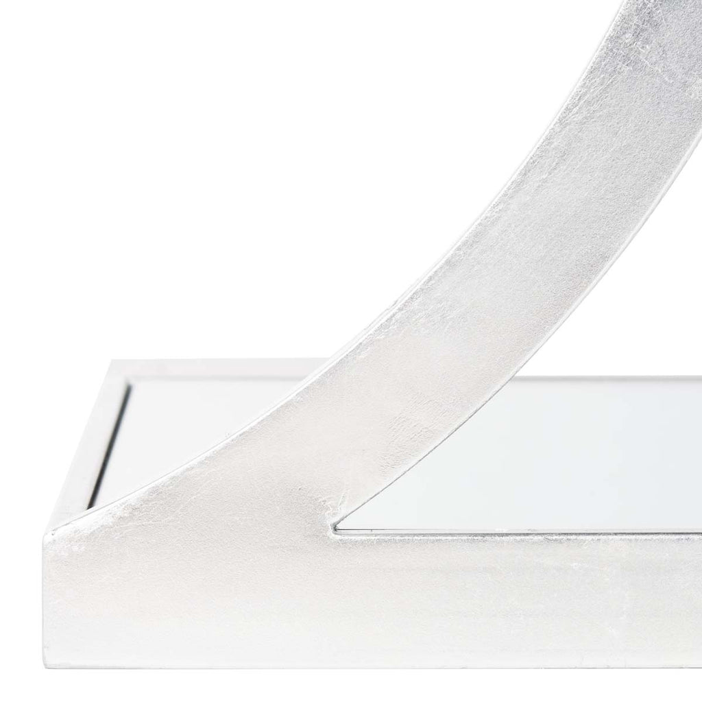 Safavieh Sullivan Silver Leaf Accent Table - Silver/Mirror