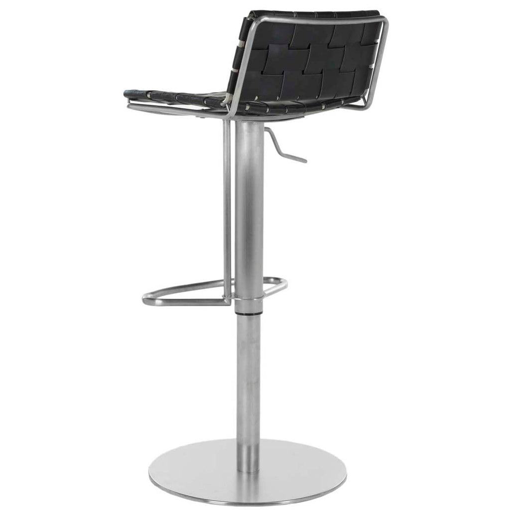 Safavieh Floyd Gas Lift Swivel Bar Stool - Black