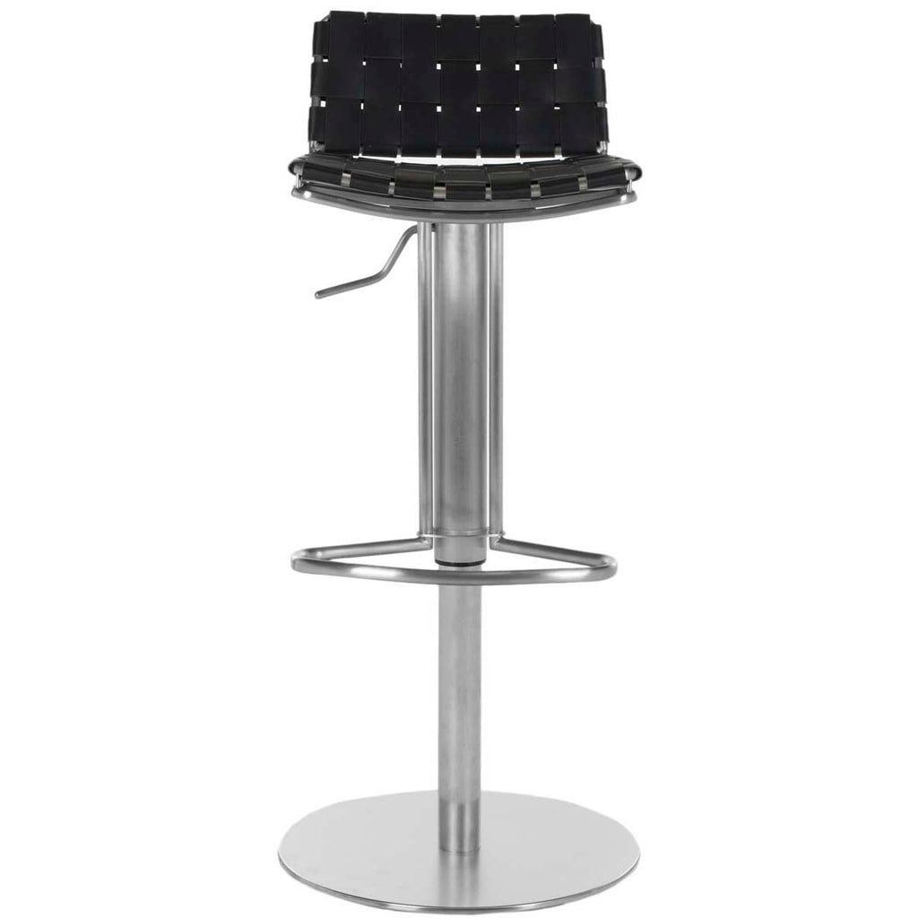 Safavieh Floyd Gas Lift Swivel Bar Stool - Black