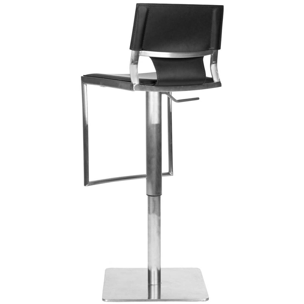 Safavieh Armondo Gas Lift Swivel Bar Stool - Black