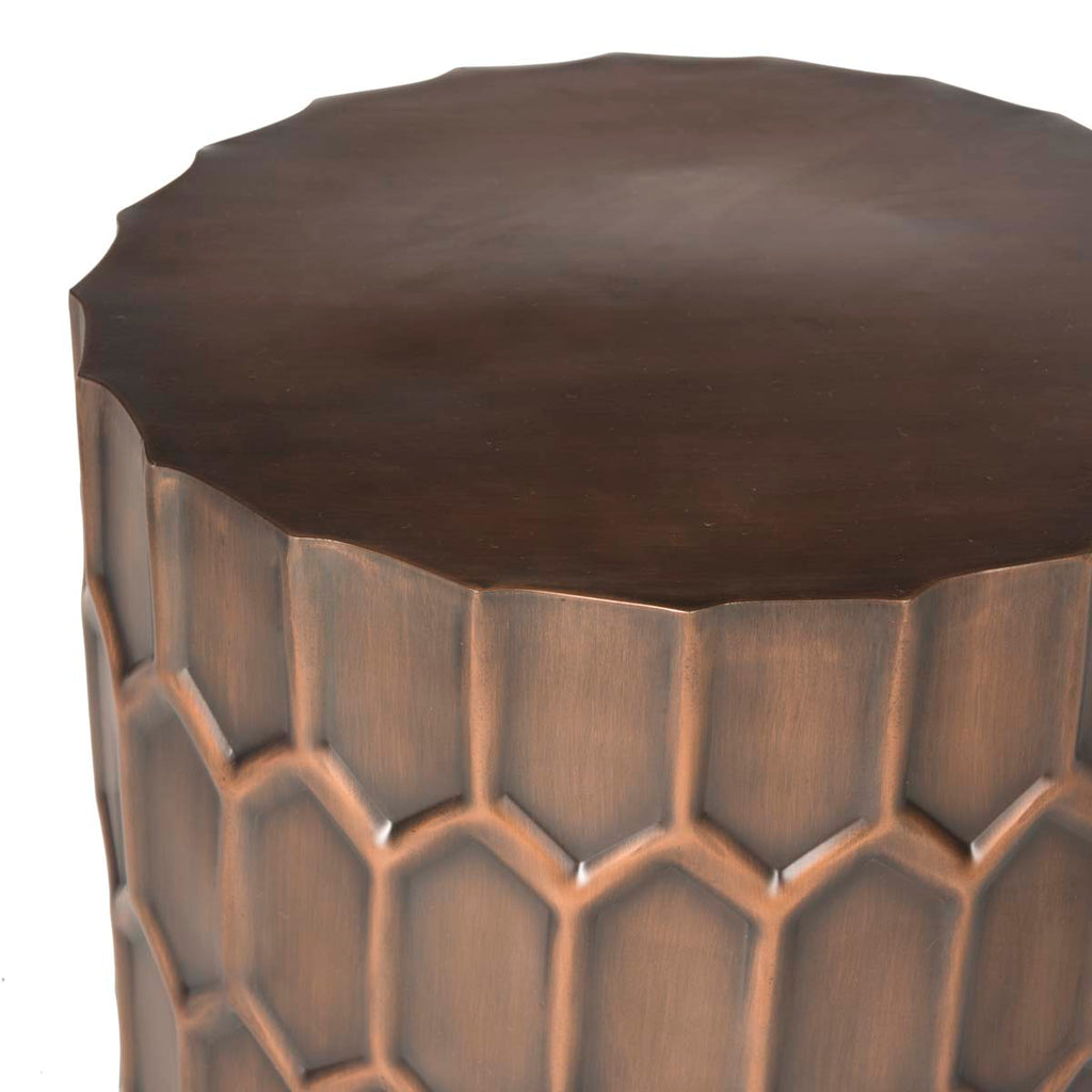 Safavieh Corey Side Tables - Antique Copper