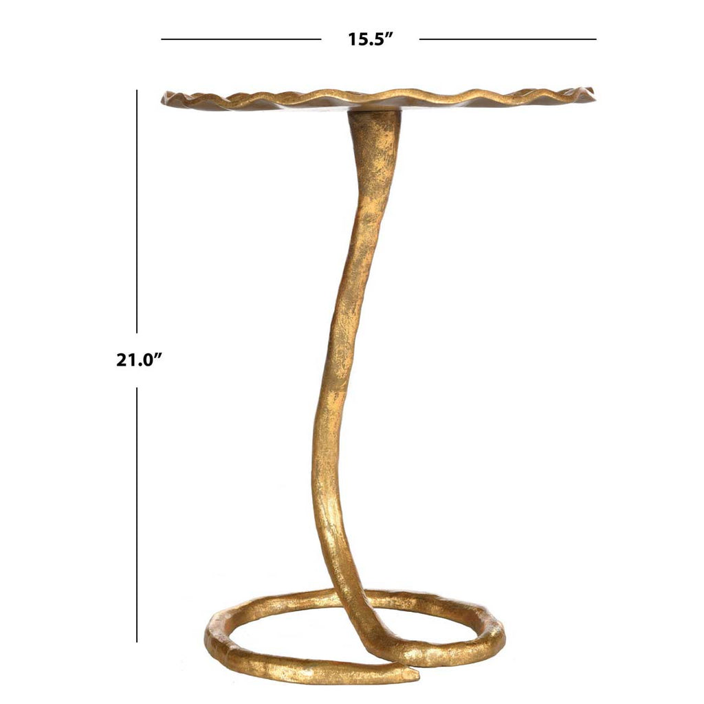 Safavieh Justina Side Table - Gold