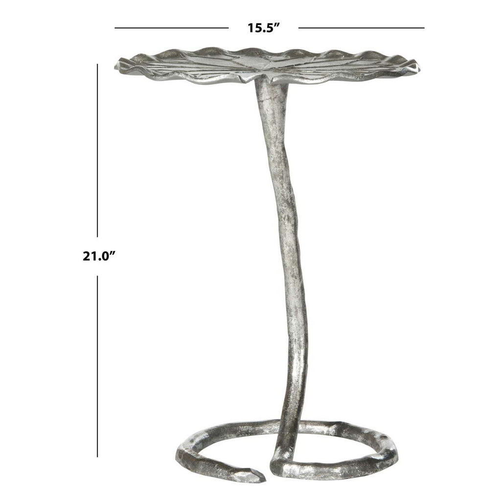 Safavieh Justina Side Table - Silver