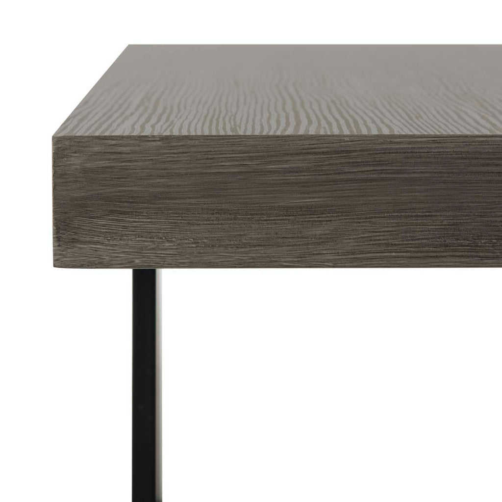 Safavieh Amalya Modern Mid Century Wood Coffee Table - Dark Grey