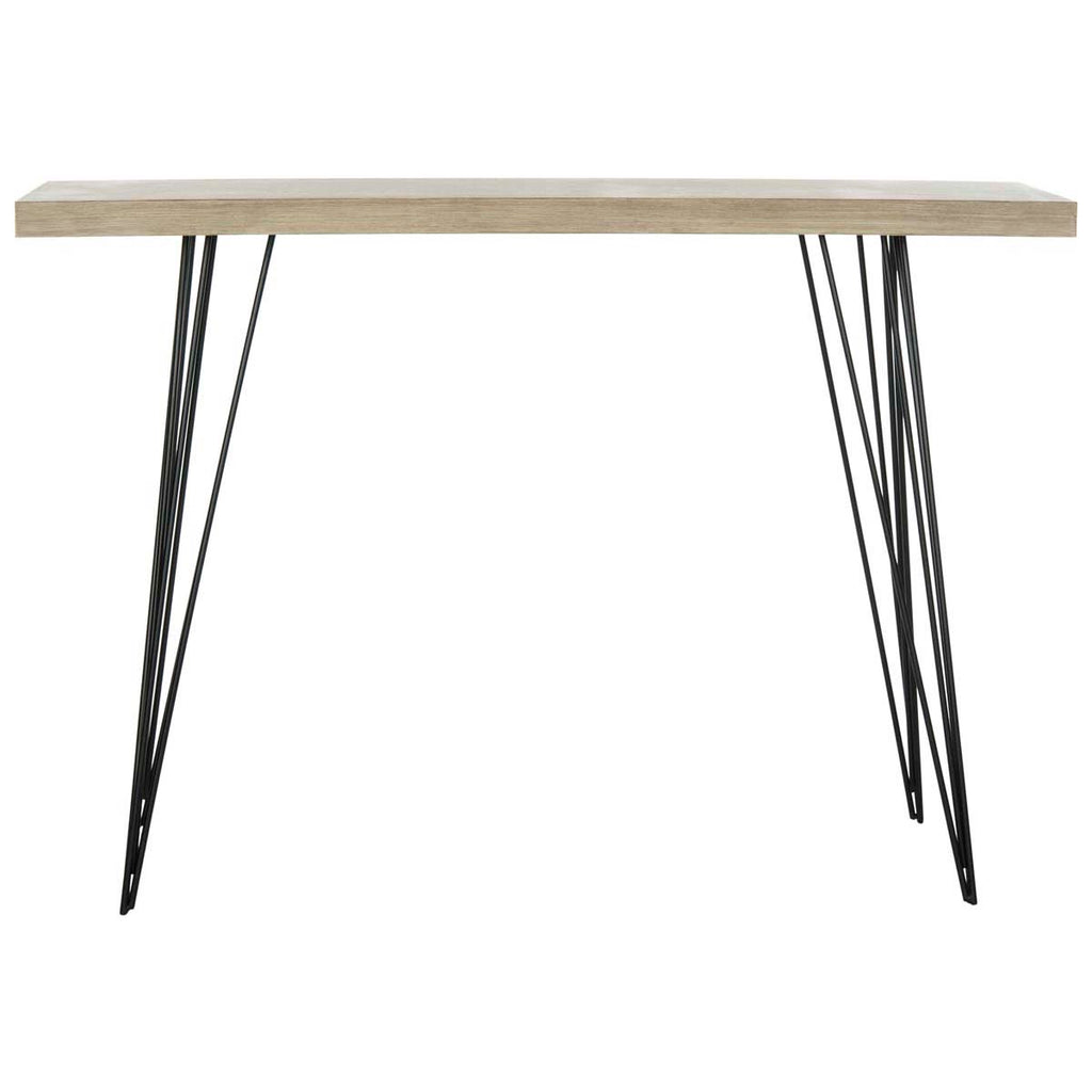 Safavieh Etro Retro Mid Century Wood Console - Light Brown