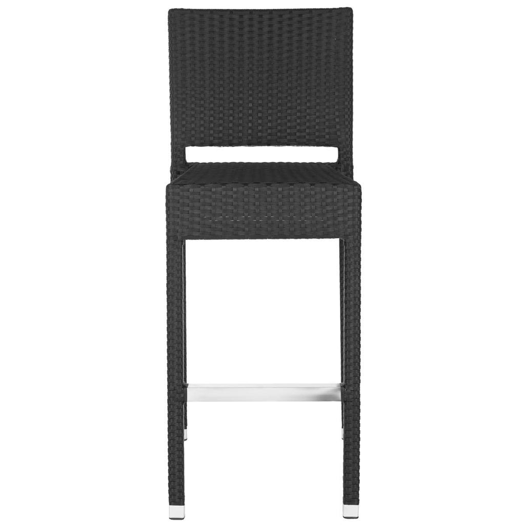 Safavieh Bethel Indoor-Outdoor Bar Stool - Black