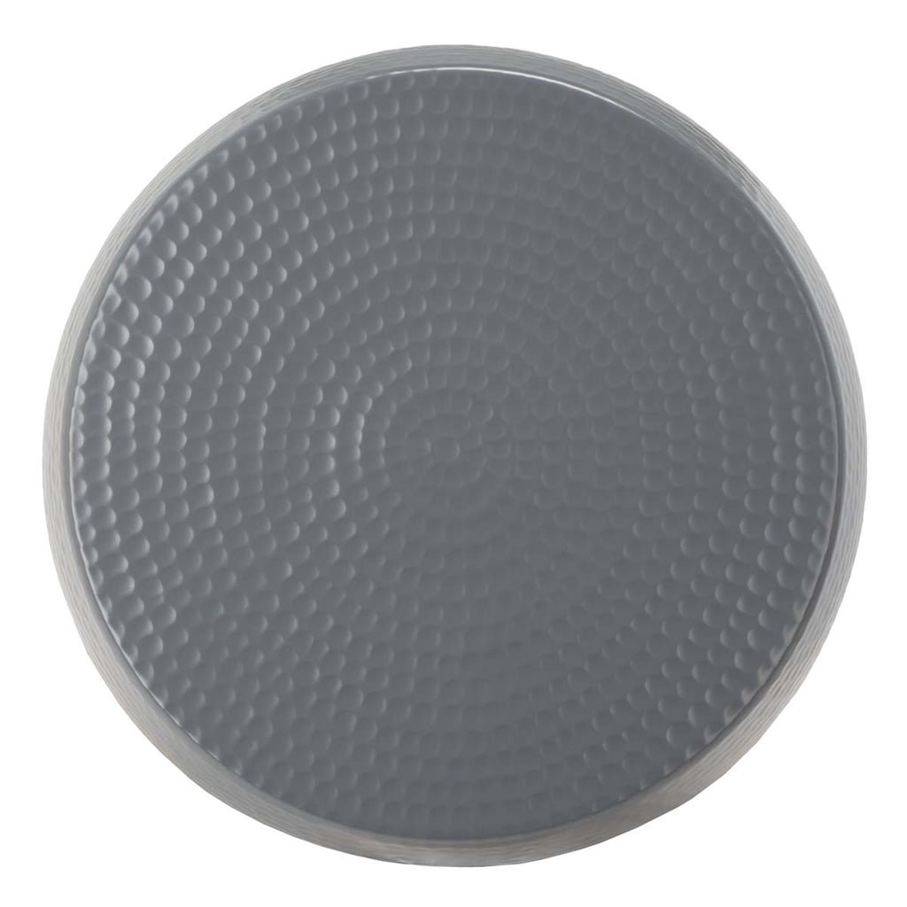 Safavieh Vanadium Round Hammered Stool - Dark Grey