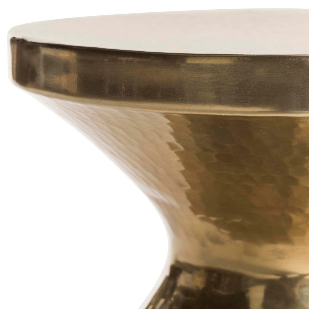 Safavieh Janus Hammered End Table - Gold