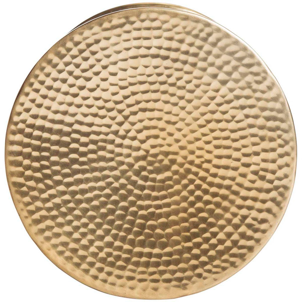 Safavieh Janus Hammered End Table - Gold