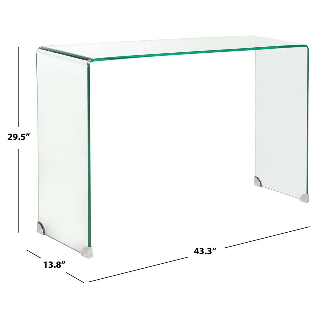 Safavieh Ambler Console Table - Clear