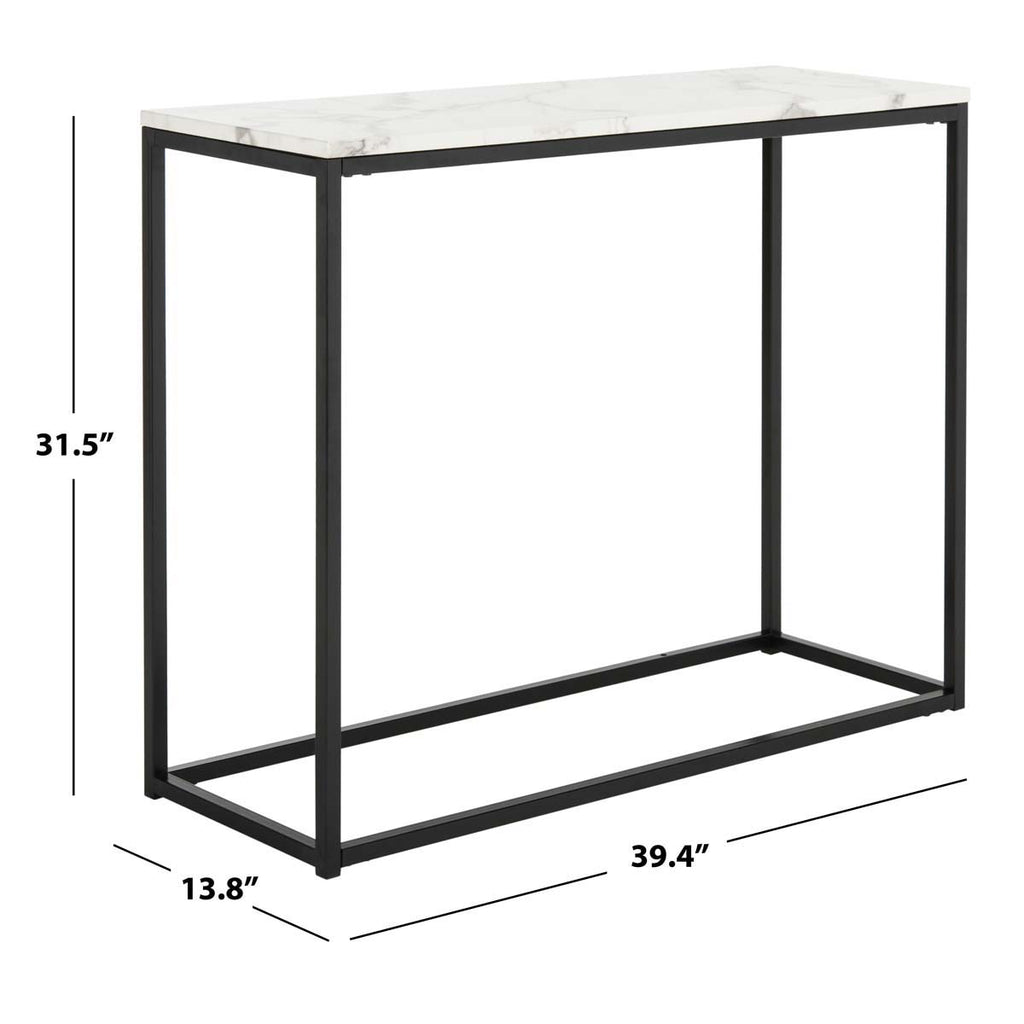 Safavieh Baize Console Table - White/Grey