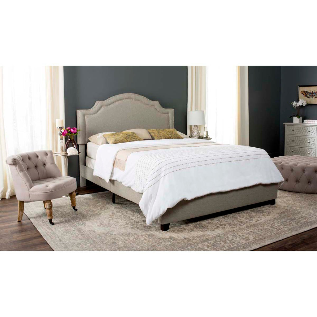 Safavieh Theron Bed - Grey