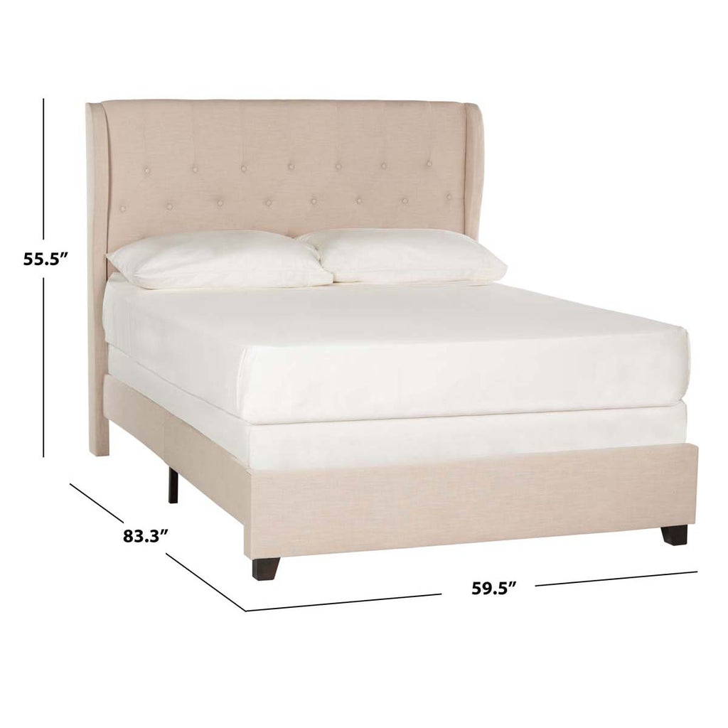 Safavieh Blanchett Bed - Light Beige