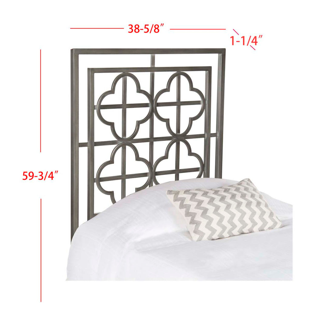 Safavieh Lucinda Antique Iron Metal Headboard - Antique Iron