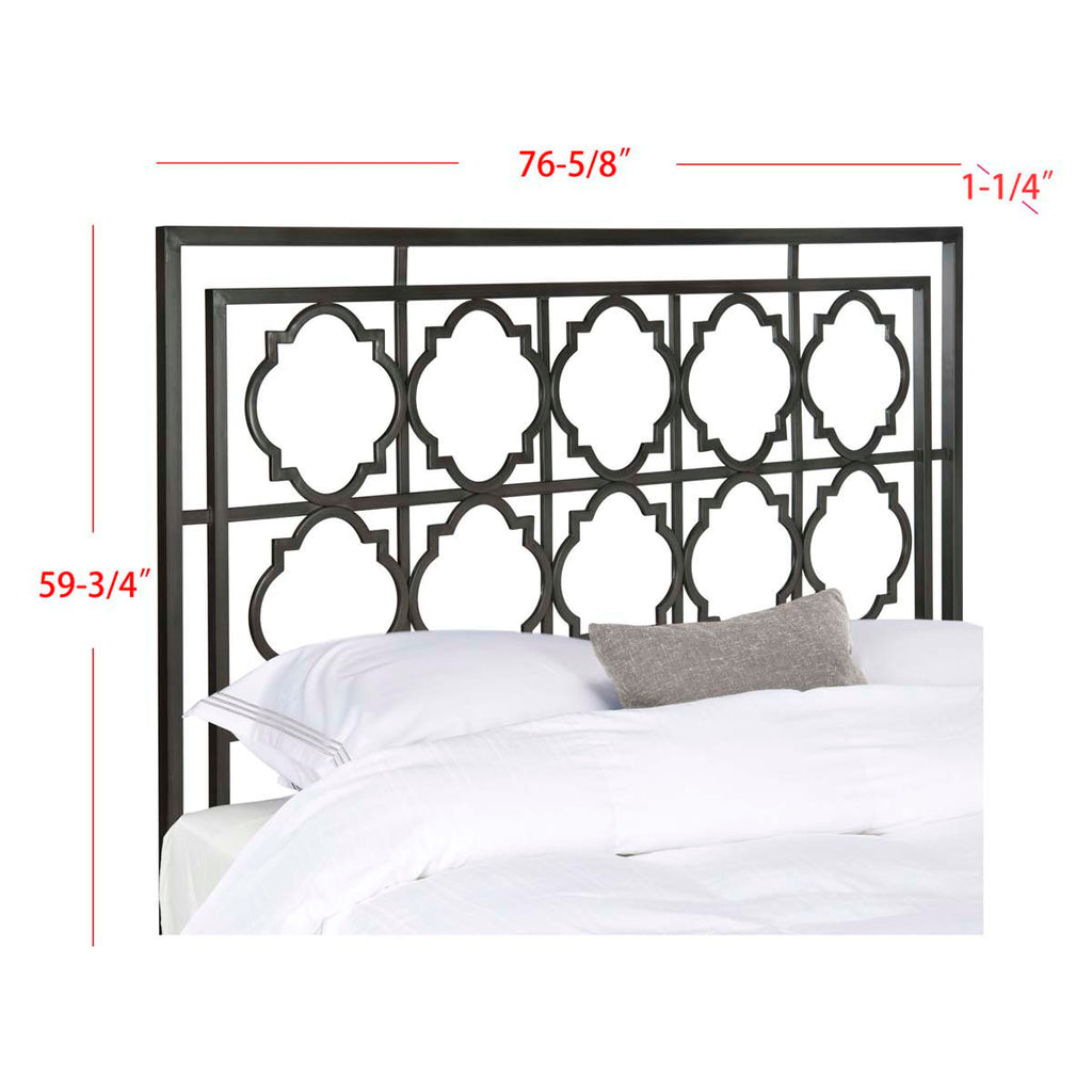 Safavieh Silva Twin Metal Headboard - Antique Iron