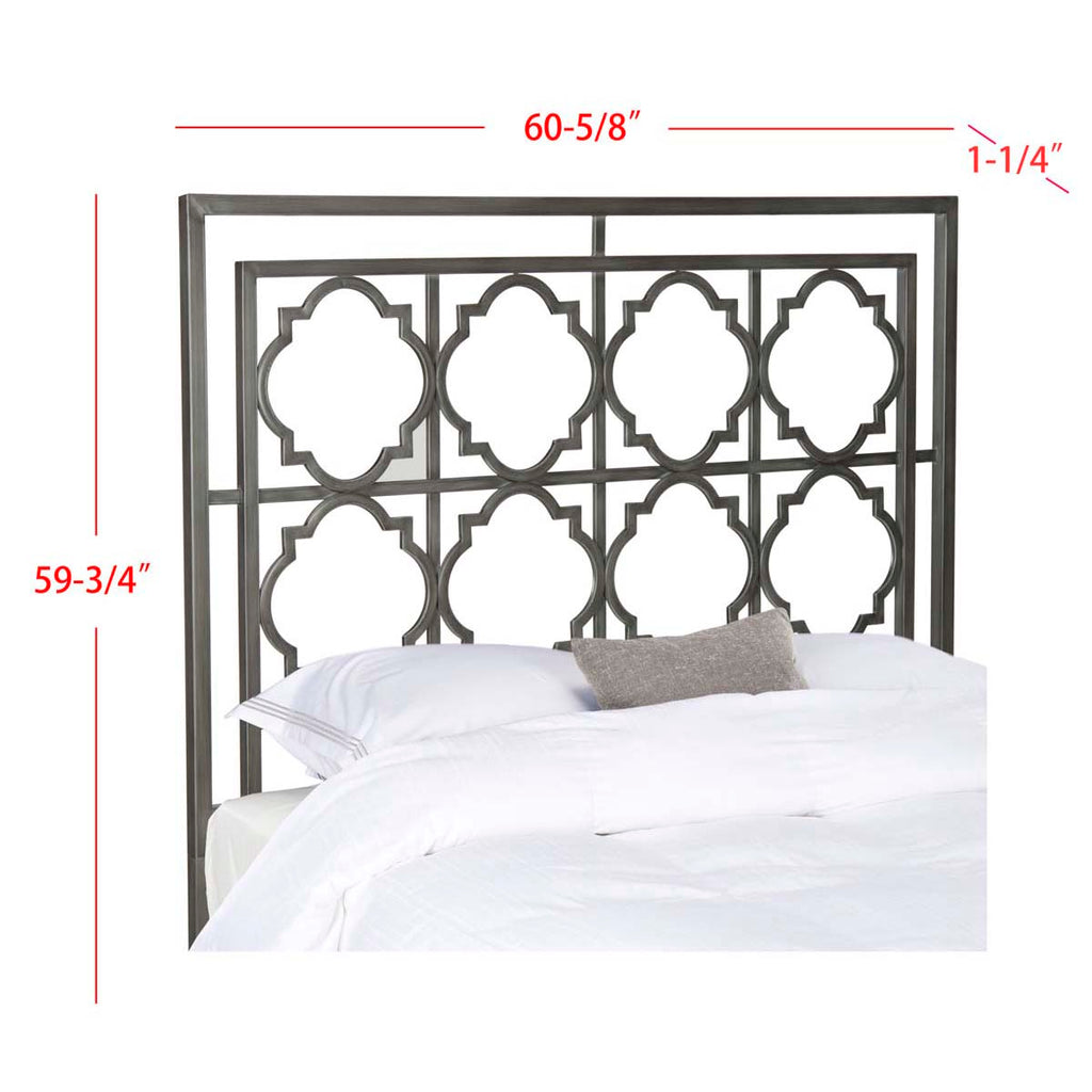 Safavieh Silva Twin Metal Headboard - Antique Iron