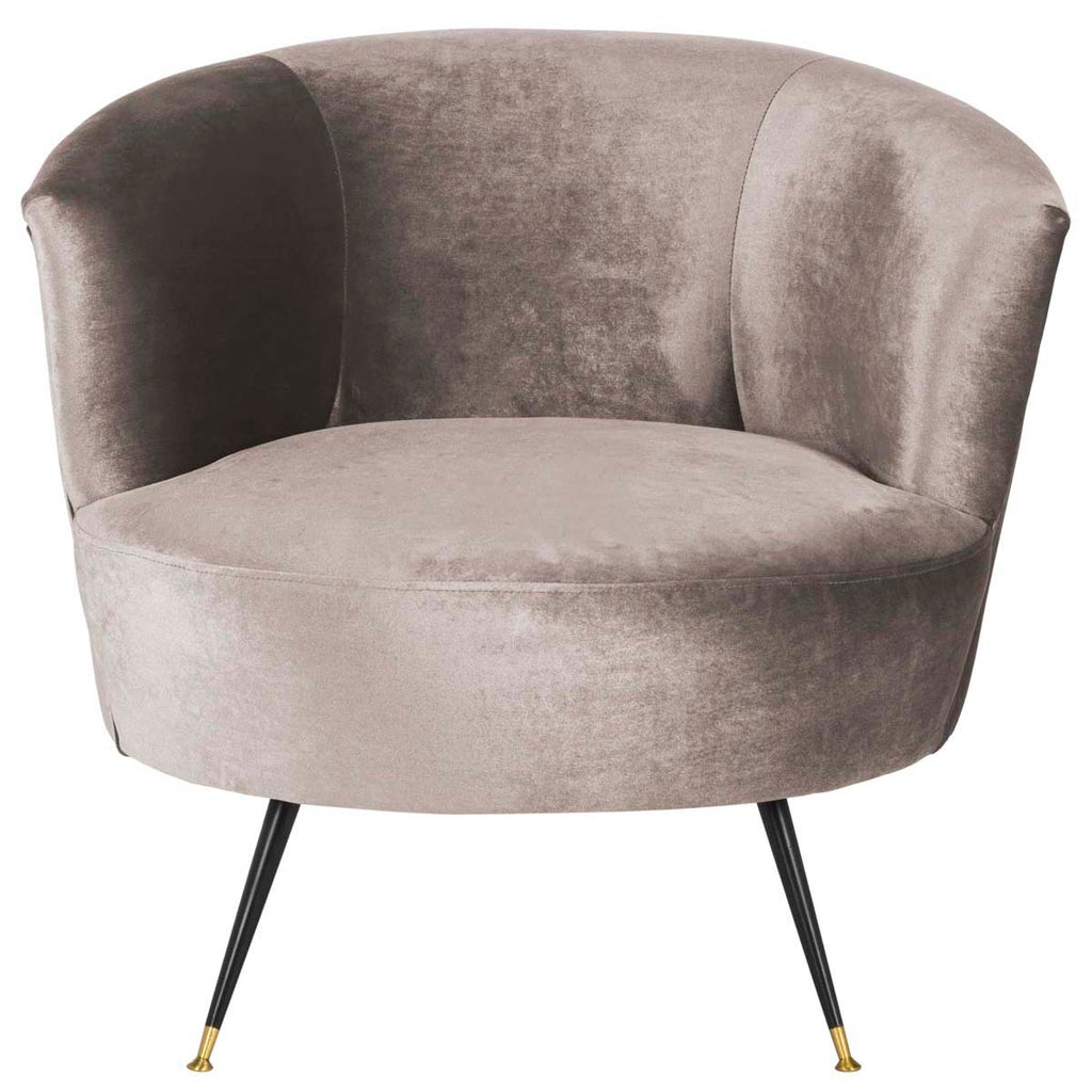 Safavieh Arlette Velvet Retro Mid Century Accent Chair - Hazelwood Velvet