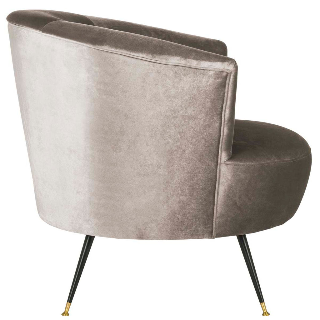 Safavieh Arlette Velvet Retro Mid Century Accent Chair - Hazelwood Velvet