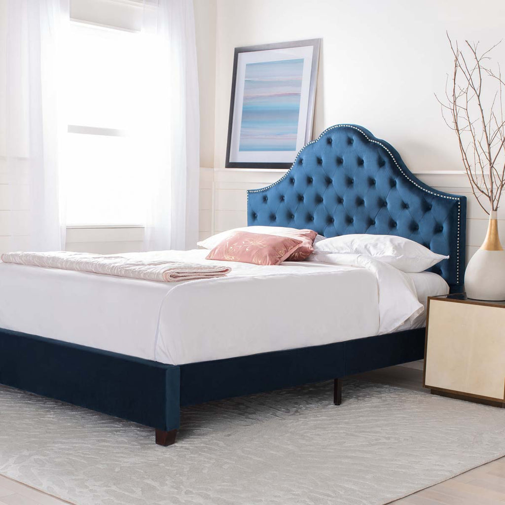 Safavieh Beckham Bed - Navy