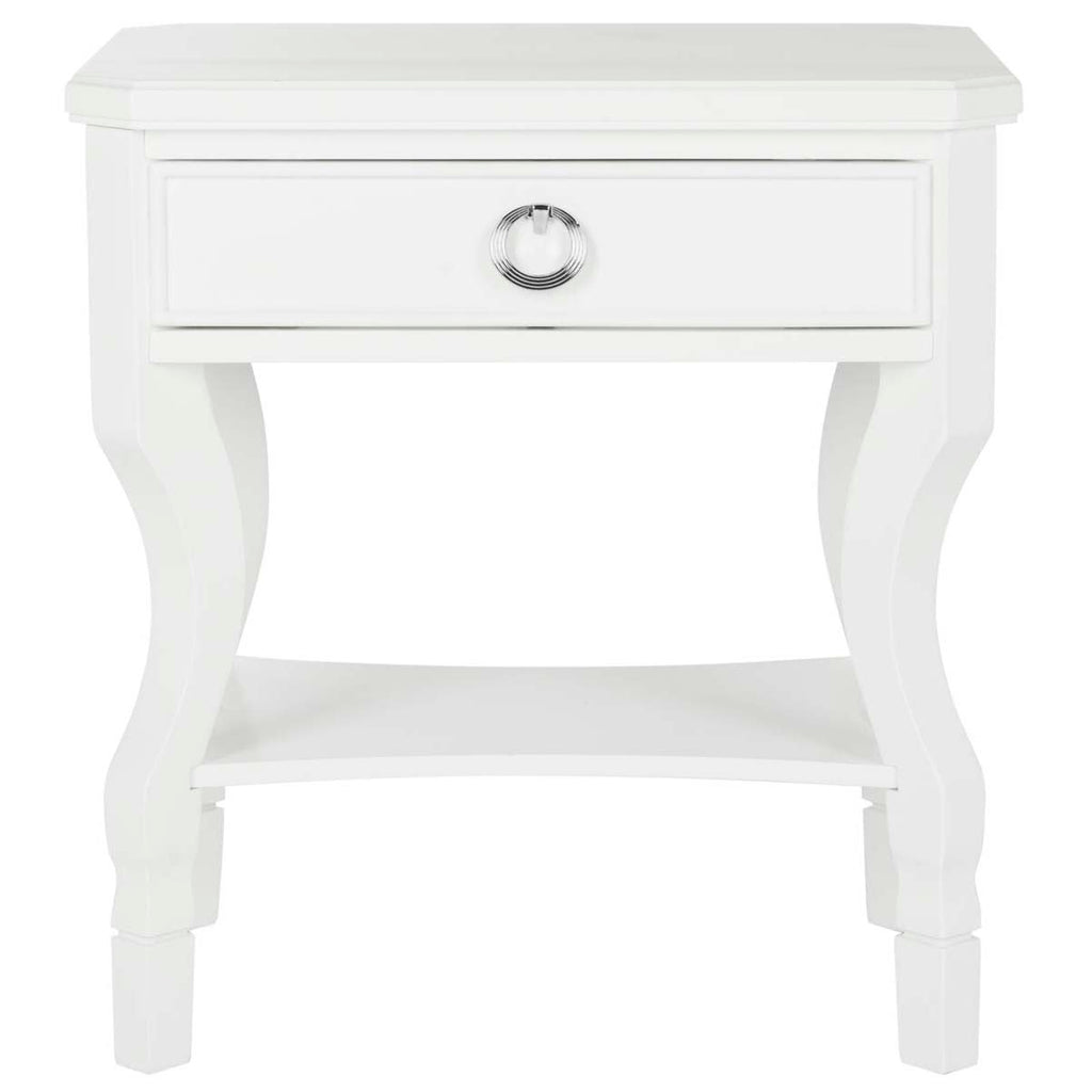 Safavieh Alaia One Drawer Night Stand - White