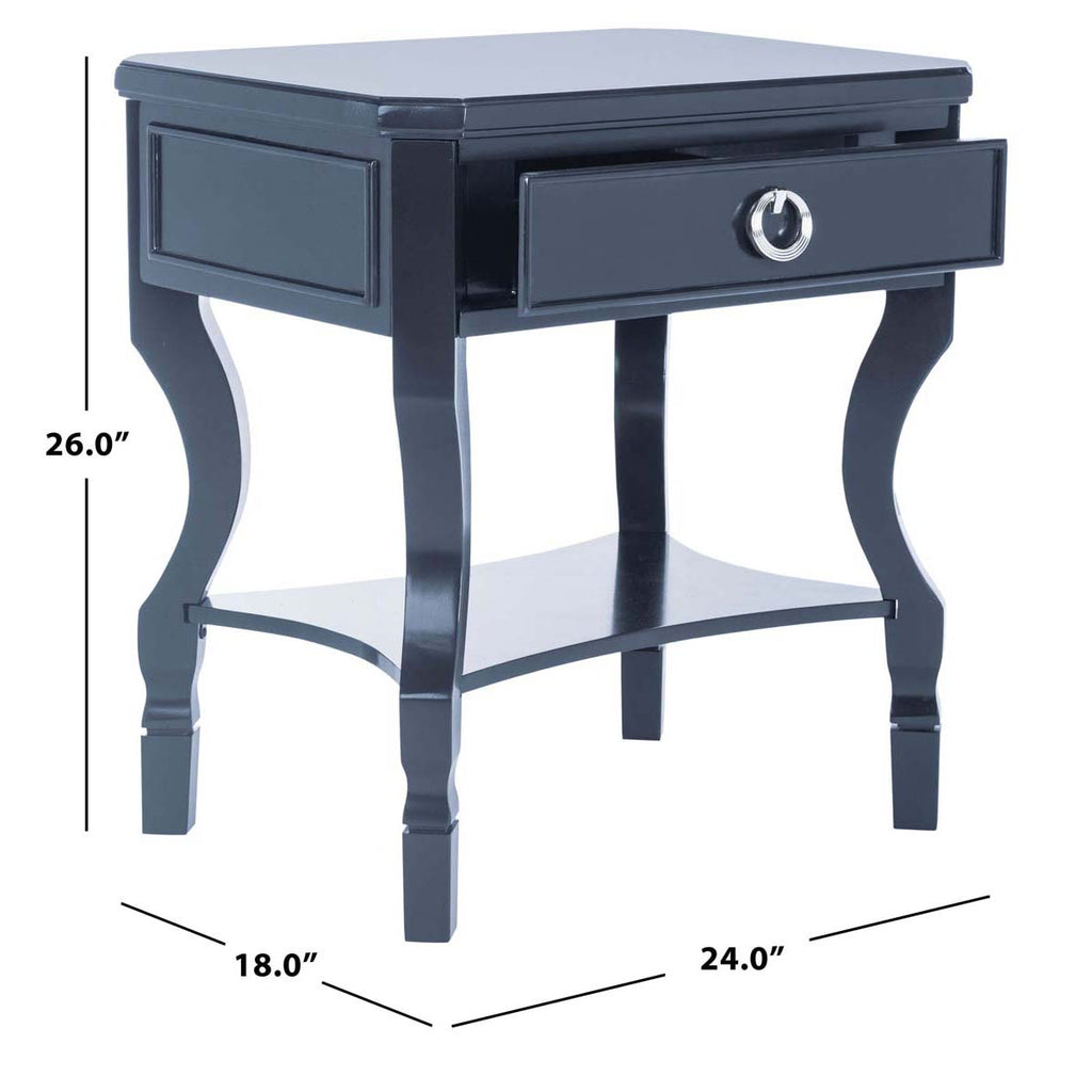 Safavieh Alaia One Drawer Night Stand - Navy