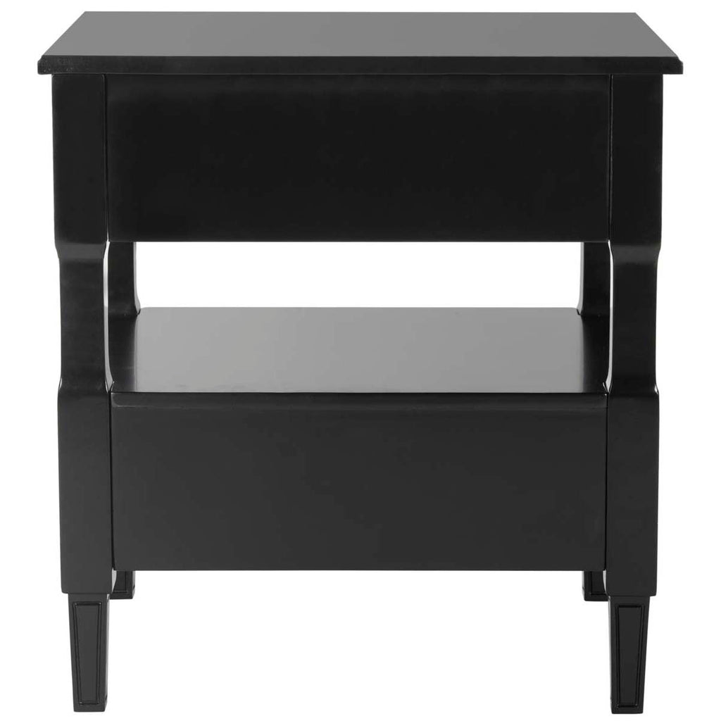 Safavieh Jenson Two Drawer Night Stand - Black