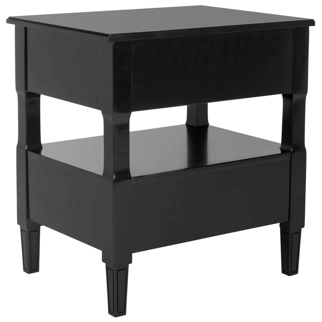 Safavieh Jenson Two Drawer Night Stand - Black