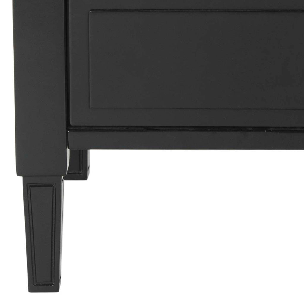 Safavieh Jenson Two Drawer Night Stand - Black