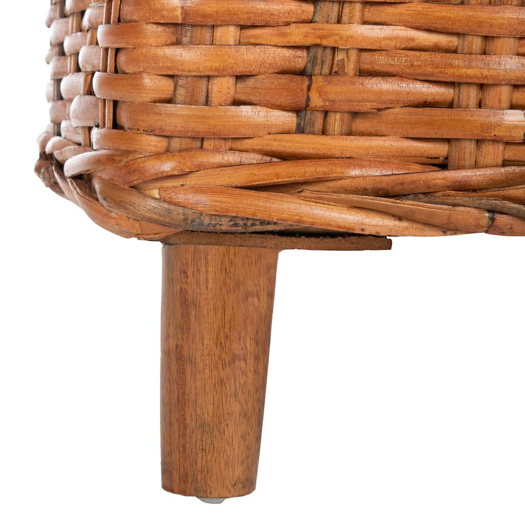 Safavieh Omni Rattan Barrel Chair - Honey