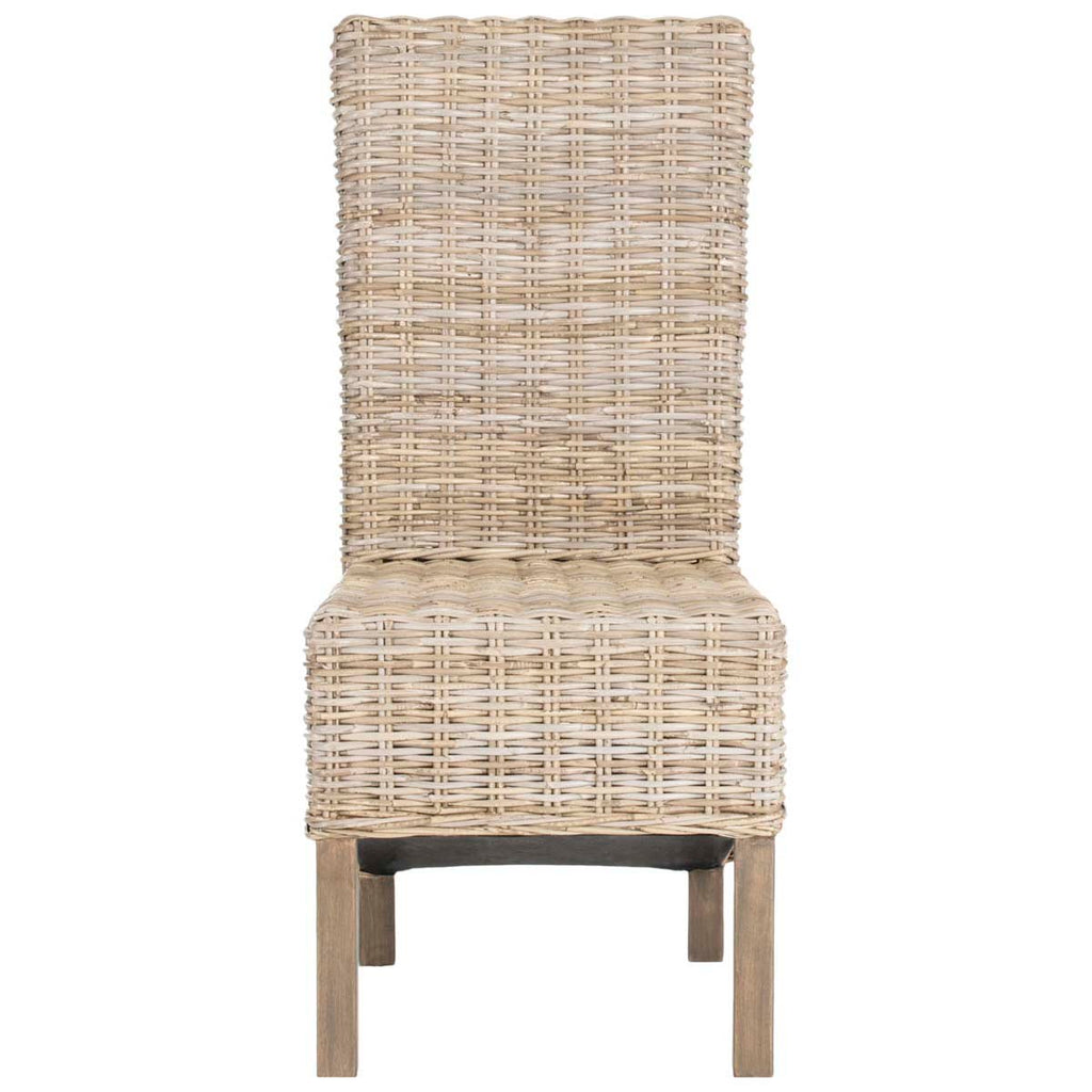 Safavieh Pembrooke 19''H Rattan Side Chair-Natural (Set of 2)