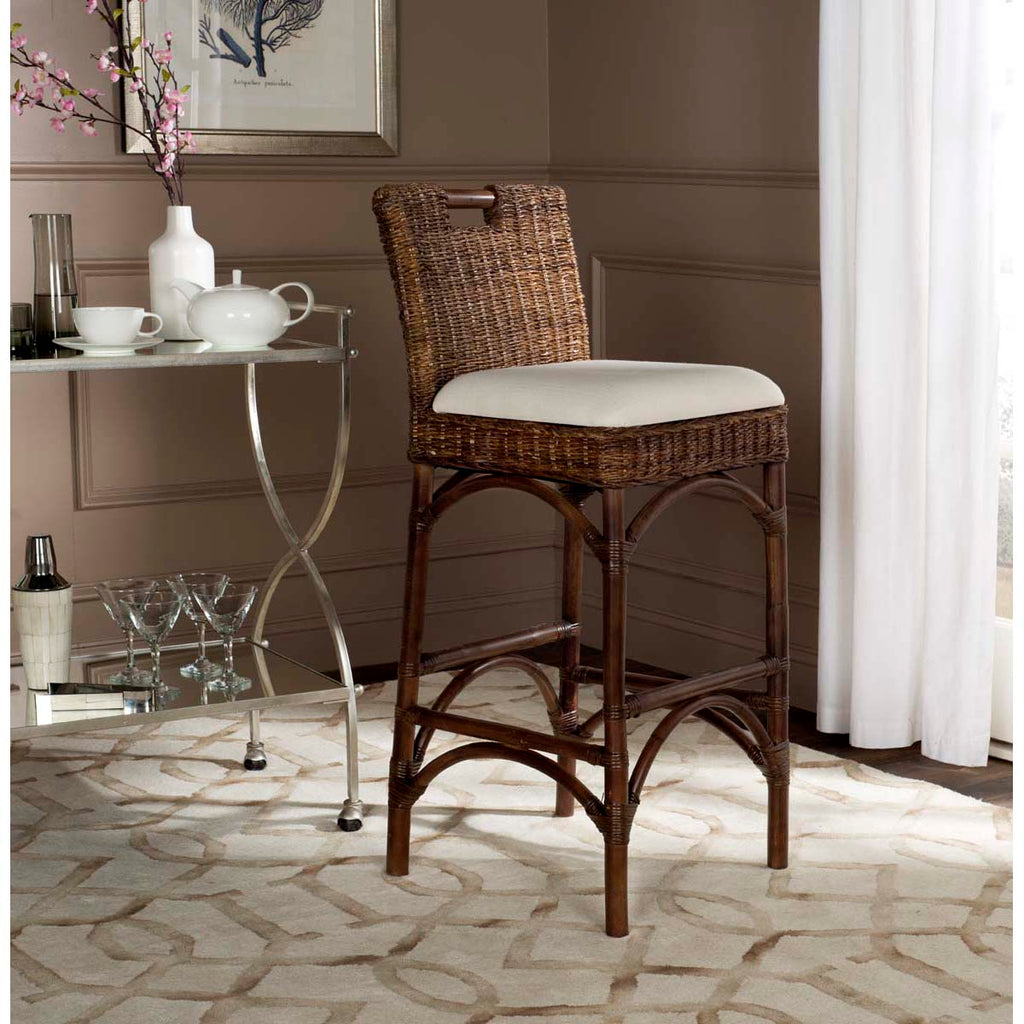 Safavieh Fremont Bar Stool - Brown