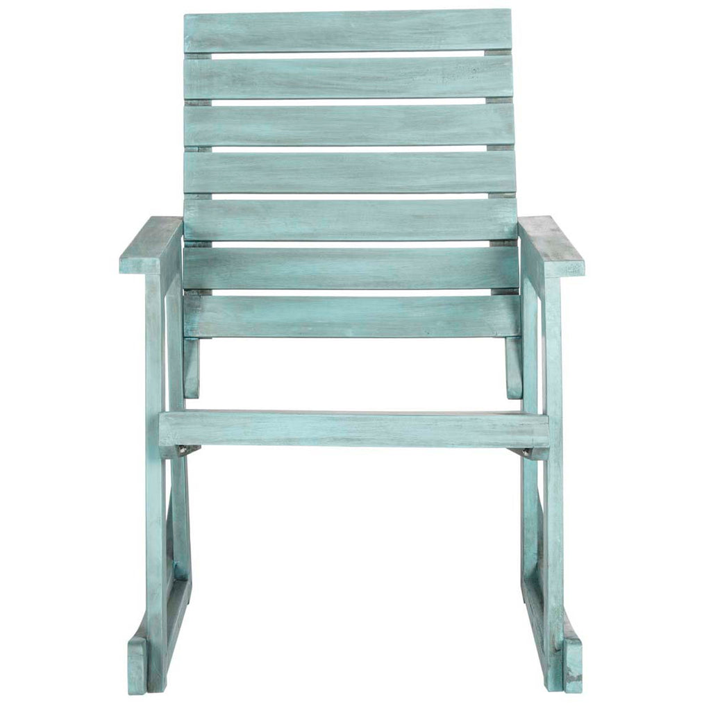 Safavieh Alexei Rocking Chair - Beach House Blue