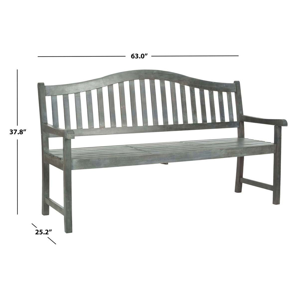 Safavieh Mischa Bench - Ash Grey