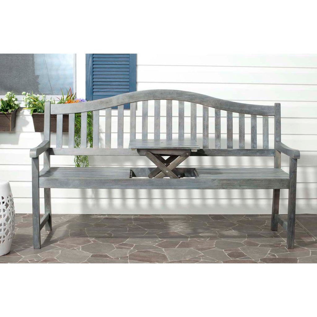 Safavieh Mischa Bench - Ash Grey